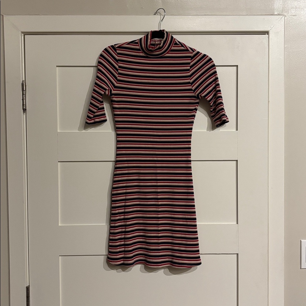 Reformation Striped Mini Dress